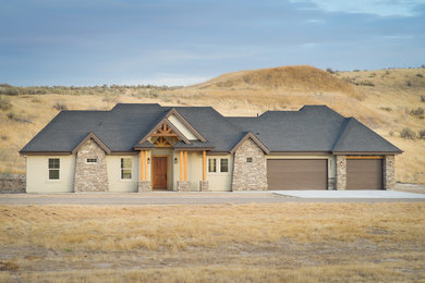 Inspiration for a rustic exterior home remodel in Boise