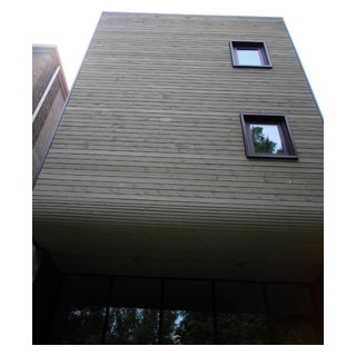 Curved Cedar Rainscreen - Contemporary - Exterior - Chicago - by Wood ...