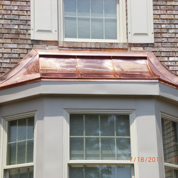 Curved Copper Roofs