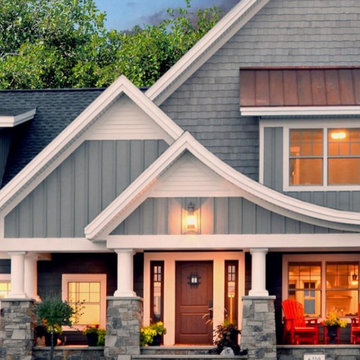 Curved Roof Silver Leaf Home
