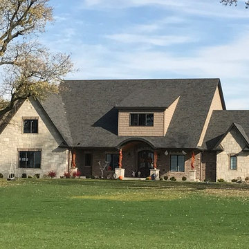 Custom built home in will county