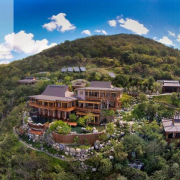 Custom Contemporary Asian Style Home Virgin Gorda, British Virgin Islands
