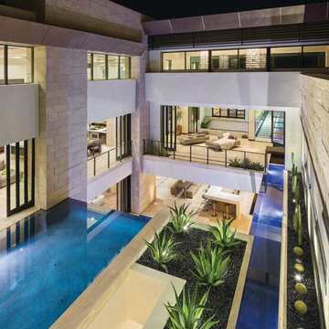 Custom Design - Outdoor Living - New American Home 2013