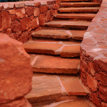 Custom Designed stone steps