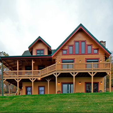 Custom Exterior Log Home