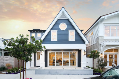 Example of a beach style exterior home design in Orange County