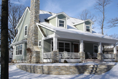 Example of a classic exterior home design in Other