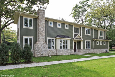 Arts and crafts exterior home photo in Chicago