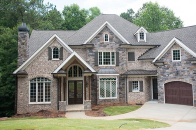 Inspiration for a craftsman exterior home remodel in Atlanta