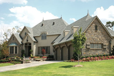 Example of a classic exterior home design in Other