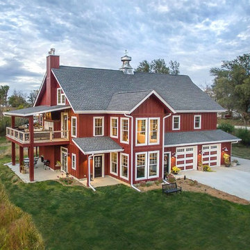 Custom Home Inspired by Client's Love of Barns