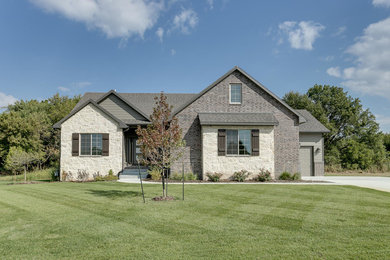 Transitional exterior home photo in Wichita