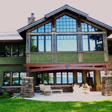 Custom Home on Tranquil Elk Lake