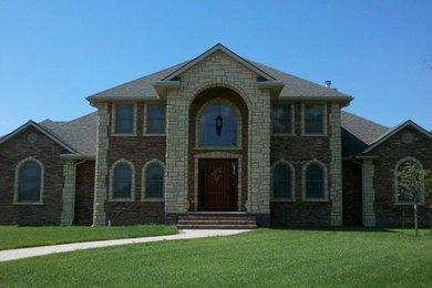Inspiration for a timeless exterior home remodel in Wichita