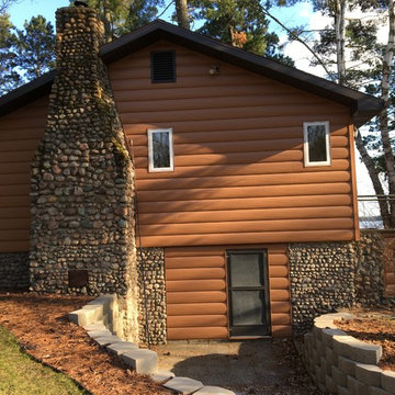 Custom Log Cabin in Northern Minnesota