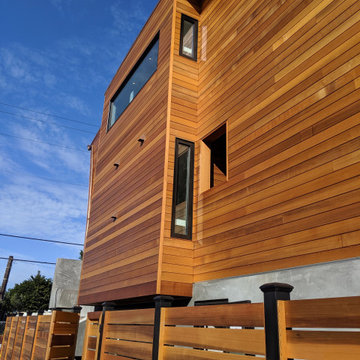 Custom Milled Clear, VG Western Red Cedar Siding