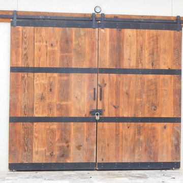 Custom Pool House Barn Doors
