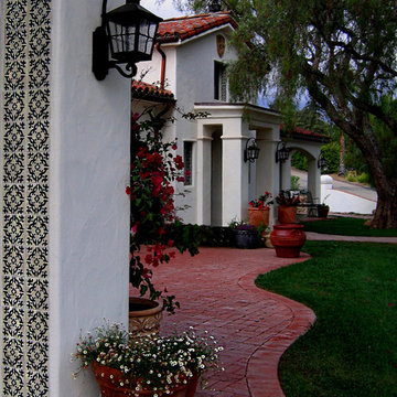Custom Spanish Home in Santa Barbara California