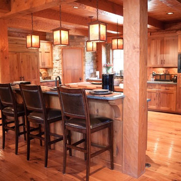 Custom Timber Frame Home in Eagle River, WI