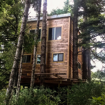Custom Treefrog Treehouses™, by Adams General Contracting, Whitefish, MT, USA