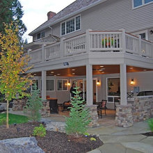 Deck: Under the covered porch