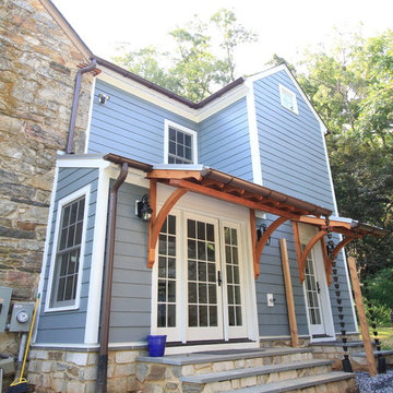 "Darby's Delight" 2 story addition on existing 1780 era stone home.