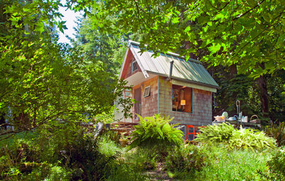 A Tiny Cabin for Glamping in the San Juan Islands