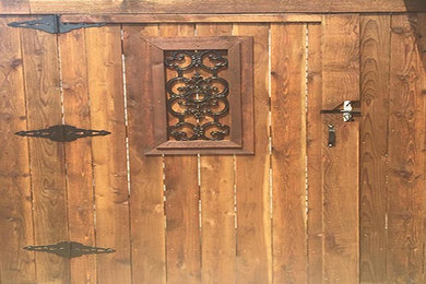 Decorated Wooden Gate