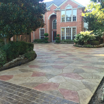 Decorative Concrete Driveways (Stained - Stamped - Resurfaced)