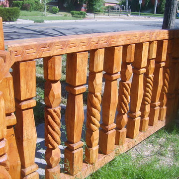 Decorative Custom Wooden Fence