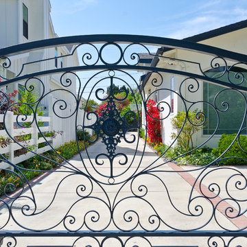 Decorative iron gates in Sherman Oaks