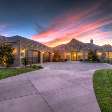 Del Sur - French Country Home Exterior