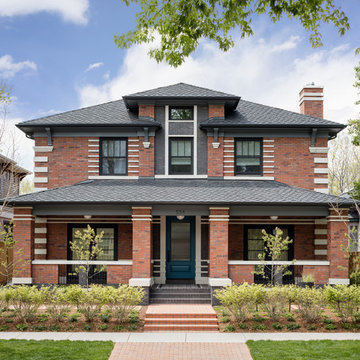Denver Custom Home - Brick, Classic