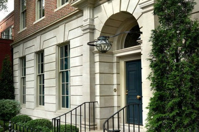 Example of a large exterior home design in Chicago