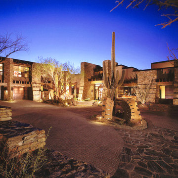 Desert Contemporary - Entry Courtyard