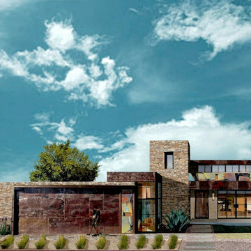 Desert modern Graffiti / Abstract House