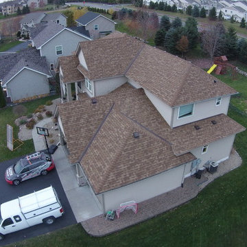 "Desert Tan" Owens Corning Duration Roof by Storm Group Roofing.