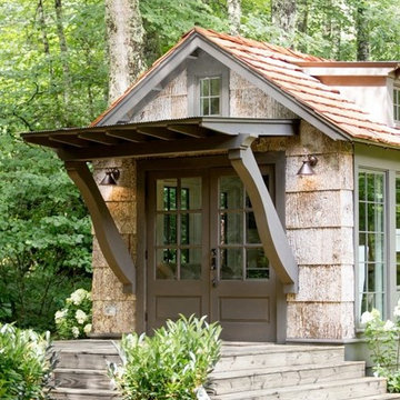Designer Cottages | Tiny Home | Bark Siding