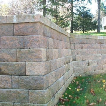 Detail of retaining wall