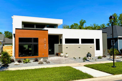 Modern exterior home idea in Other