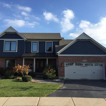 Dive into Deep Ocean blue siding by James Hardie!