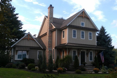 Example of a classic exterior home design in Baltimore