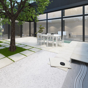 Domestic and Commercial Porcelain Pavers