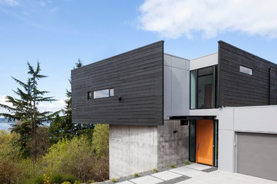 Design ideas for a house exterior in Seattle.