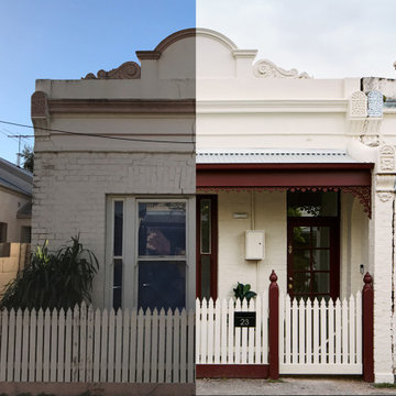 Dot's House: External Facade Before and After