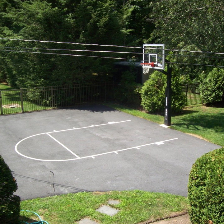 Driveway Basketball Hoop Photos & Ideas Houzz