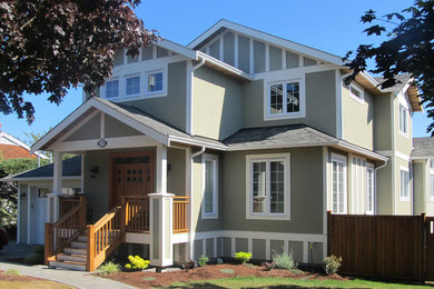 Craftsman exterior home idea in Vancouver