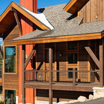 Duplex Built in an Extreme climate using ranchwood™  Siding