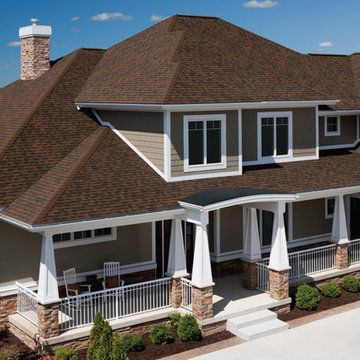 Duration shingle by Owen's Corning - color is Brownwood