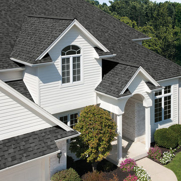 Duration shingle by Owen's Corning - color is Estate Gray